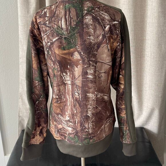 Under Armour Fleece Jacket Womens Size L Ayton Realtree Camo UA Storm Full Zip - Picture 4 of 15